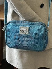 BIBA Teal Metallic Snakeskin