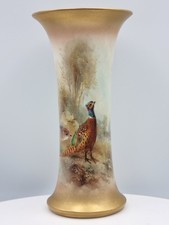 Royal Worcester trumpet vase