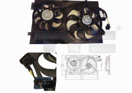 Tyc radiator fan - tyc, for