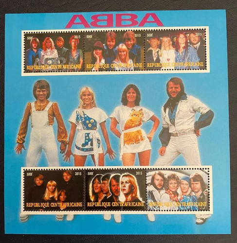 Abba mini stamp sheetlet - , mint