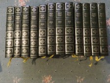 Leather gilt books from - &,
