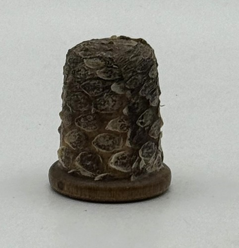 Vintage rattlesnake thimble - vintage,