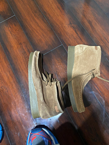 Clarks men brown suede - brown,