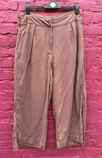 Fat Face Brown Linen Rich Wide