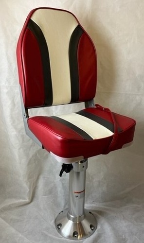 Folding boat seat - folding,