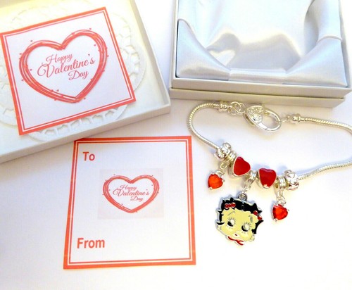 Betty boop red hearts - betty,