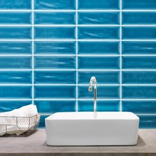 ANISE BLUE SUBWAY 30 x 10cm