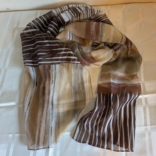 Tie Rack Long Brown Stripe