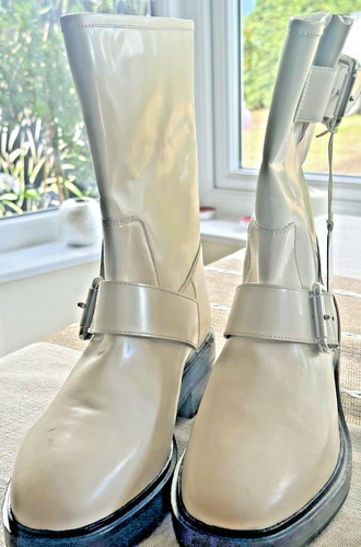 Jigsaw cream leather biker - jigsaw,
