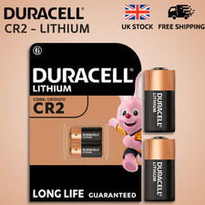 Duracell CR2 3V Lithium Batteries DLCR2 ELCR2 CR15H270 Cameras Alarms Long Exp