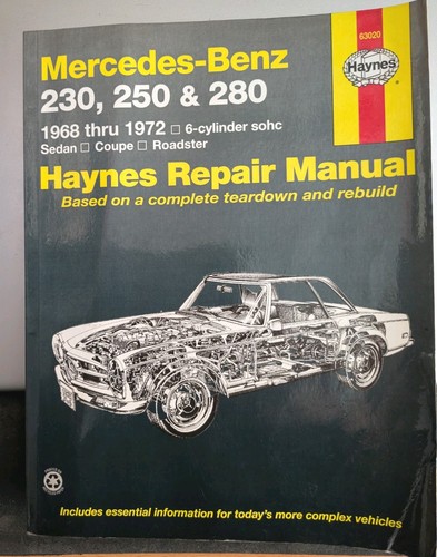 Haynes mercedes 230 250 - 250, 280