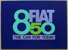 FIAT 850 Car Sales Brochure c1965 #2160