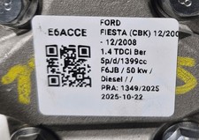 power steering pump FORD FIESTA CBK 1.4 TDCi Zetec Ber. 2002-2005 e6acce