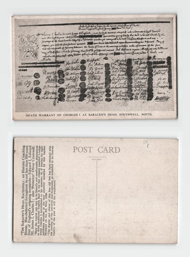 Vintage postcard death - postcard,