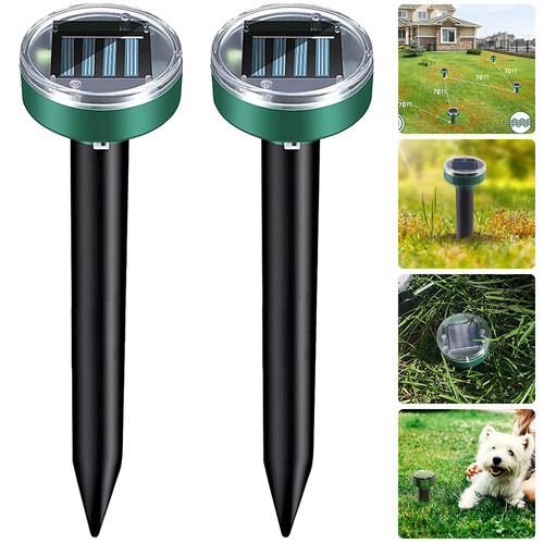 Solar ultrasonic deterrent - solar,