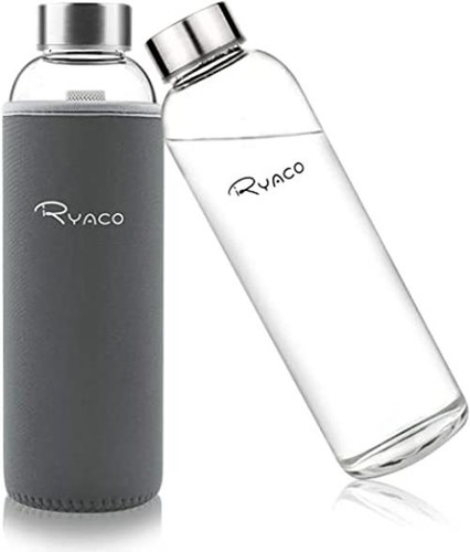 Ryaco glass water bottle - ryaco,