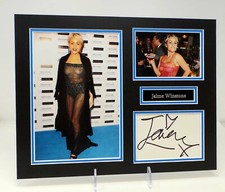 Jaime Winstone Signed Mounted