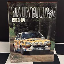 RALLYCOURSE 1983 84 CHEVETTE COVER ANNUAL YEARBOOK WRC GROUP B MARTINI LANCIA