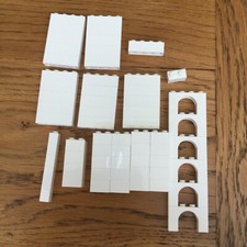 Mixed White Lego Bricks 618201