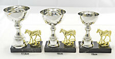 Horse - Equestrian Trophy / Cup 3-piece set or individually incl. Engraving