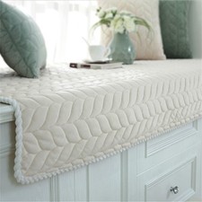 Thick Plush Bay Window Mat