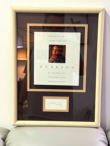 Signed healing hardcover book - signed,