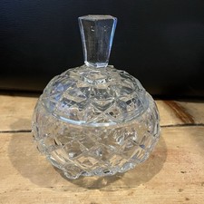 Glass Bon Bon Bowl Jar with