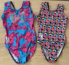 2 Girls Milano Leotards Size 26 Age 5/6 (INT/CSM)