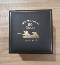GENTS “Bradford Exchange” WW1 Lest We Forget 100 Years Commemorative WATCH   