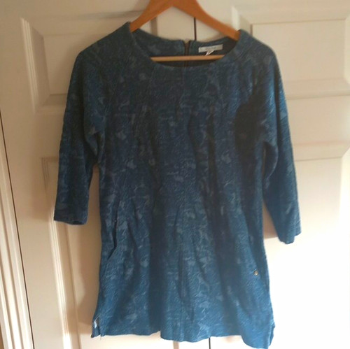 White stuff blue floral tunic - white,