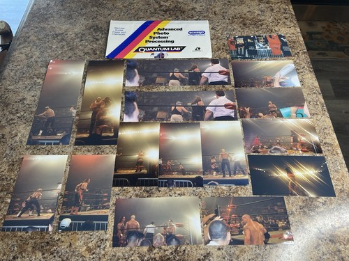 Original photo lot vintage wwf - lot,