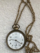 Smiths brassed pocket watch - smiths,