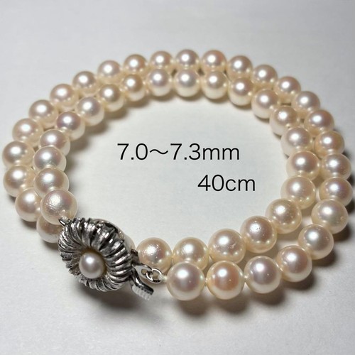 Akoya pearl necklace silver - akoya,
