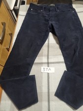 M And S Navy Cords  Waist 30 Leg 29 Slim Fit