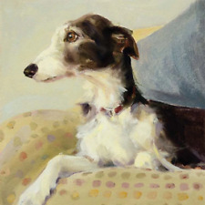 Lurcher on Spots - Fine Art