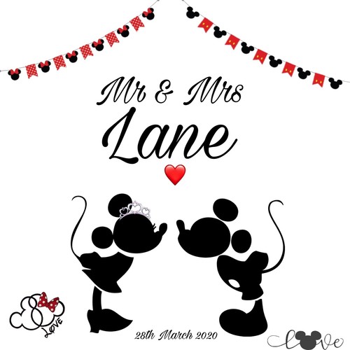 Personalised wedding disney - personalised,