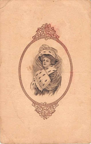 1913 glamour postcard - glamour, of