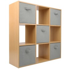 Oak cube grey drawer - 5,
