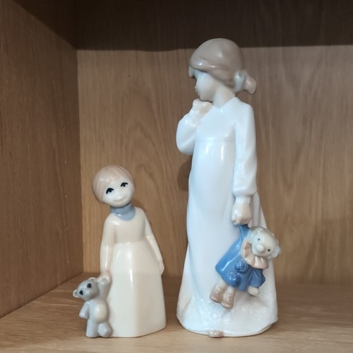 Nao white blue porcelain - blue,
