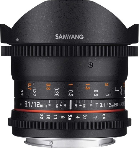 Samyang 12mm vdslr - samyang, cine