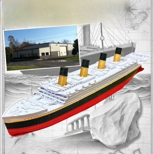 Titanic bath boat and - boat,