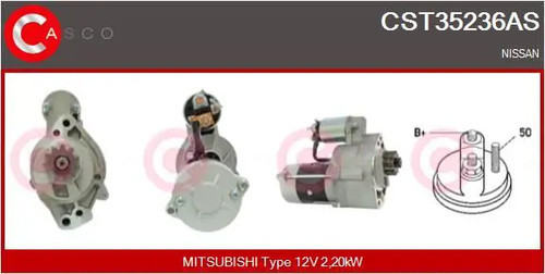 Starter motor cst35236as - cst35236as, casco
