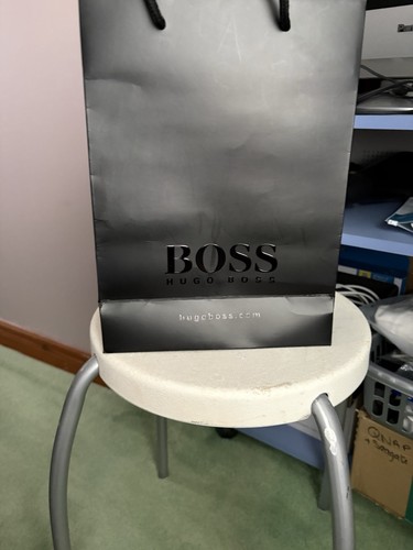 Boss black gift bag x - gift,
