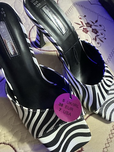 Women zebra print - women’s, mule