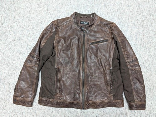 Vintage y2k leather jacket - vintage,