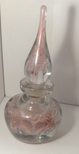 Large glass perfume bottle - glass,