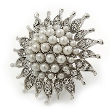 Large diamante and simulated - large,