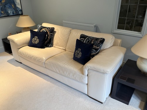 Natuzzi beige cream leather - beige/,