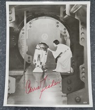 Vintage Carrie Fisher Princess Leia Autograph 10x8