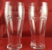 Carlsberg Pint Glasses x2